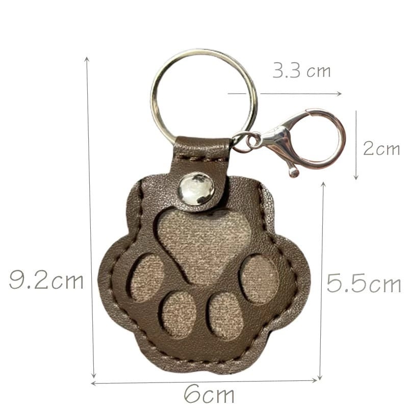 💖Leather Pet Memorial Keychain  🐾 Keep Their Memory Close, Always