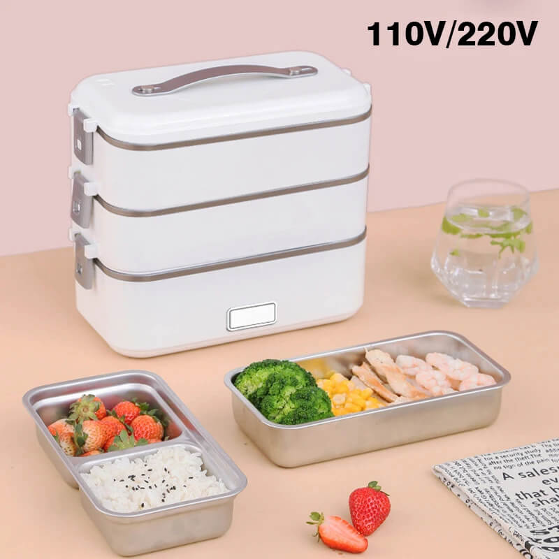 Multi-Functional Portable Plug-In Cooking Office Insulated Lunch Box