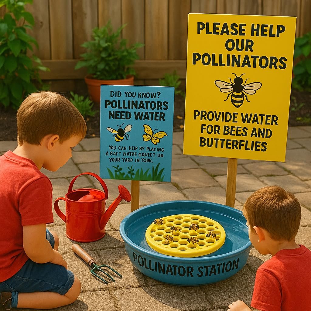 Floating Bee Station - Bee-Friendly Hydration Station