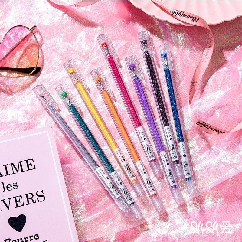 (49% Off) Glitter Gel Pen Set