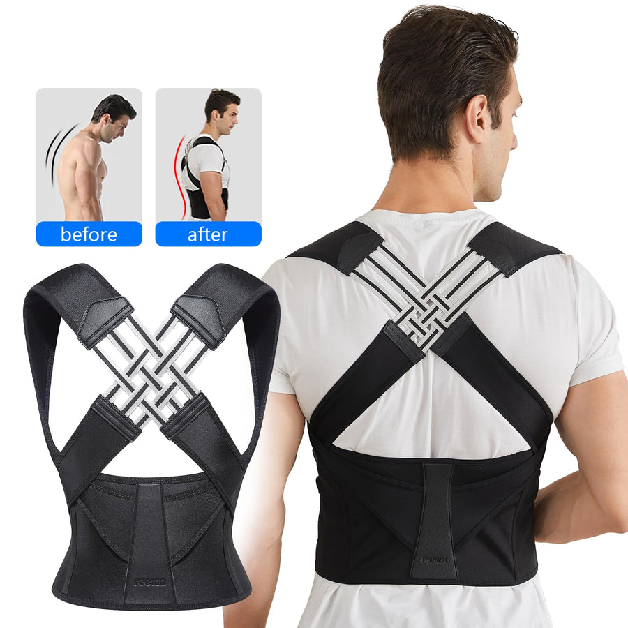 Fully Adjustable Straightener Upper Spine Support Back Brace Posture Corrector