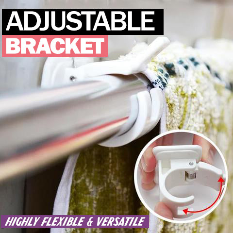 Nail-free Adjustable Rod Bracket Holders-Buy 5 or more and get a 10%discount
