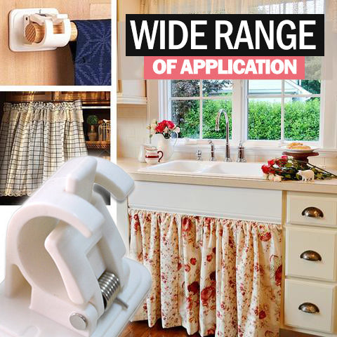 Nail-free Adjustable Rod Bracket Holders-Buy 5 or more and get a 10%discount