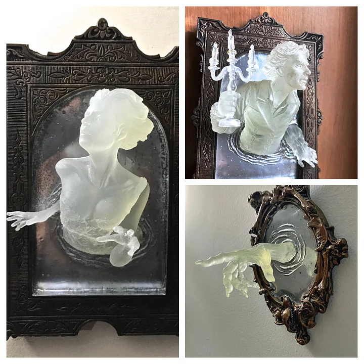 Ghost in the Mirror Wall Plaque - Glow in the Dark