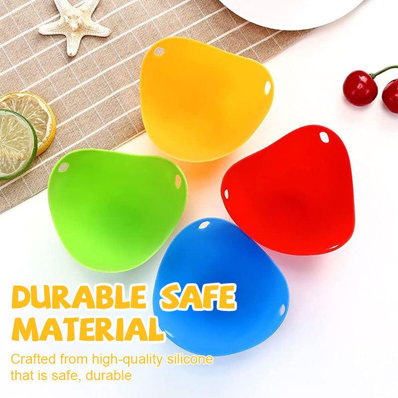 1 SET(5 PCS) Silicone Egg Mold
