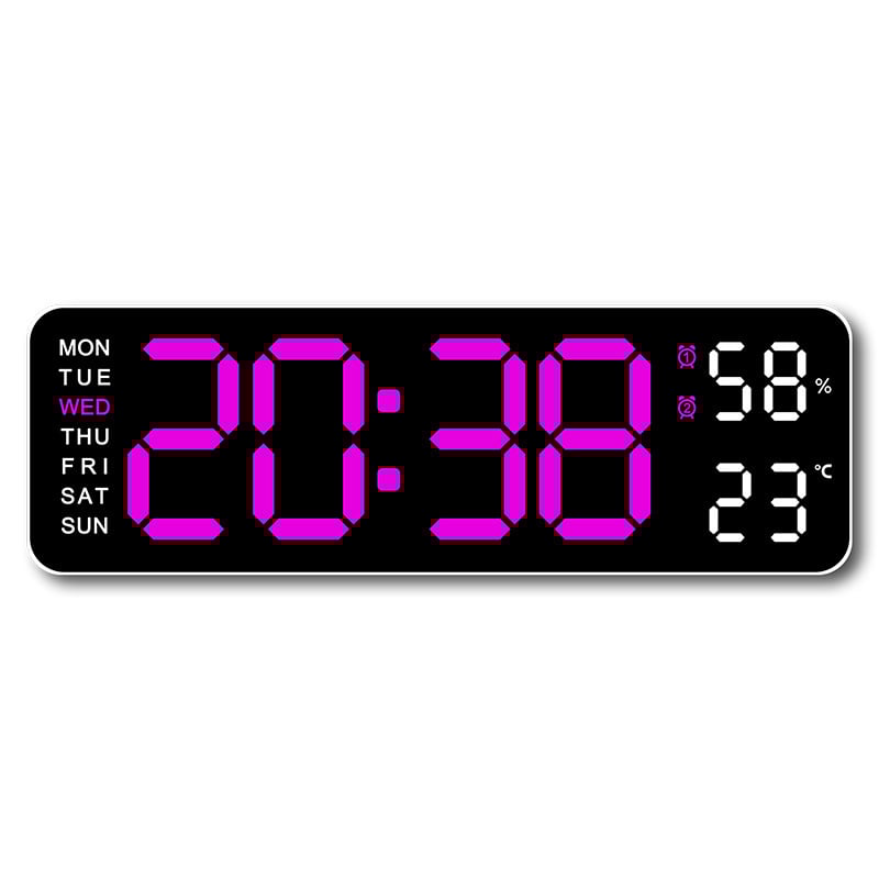 2024 Upgraded Digital Wall Clock Large Display