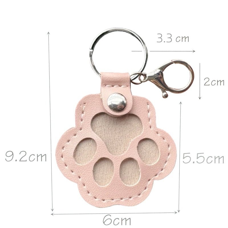 💖Leather Pet Memorial Keychain  🐾 Keep Their Memory Close, Always