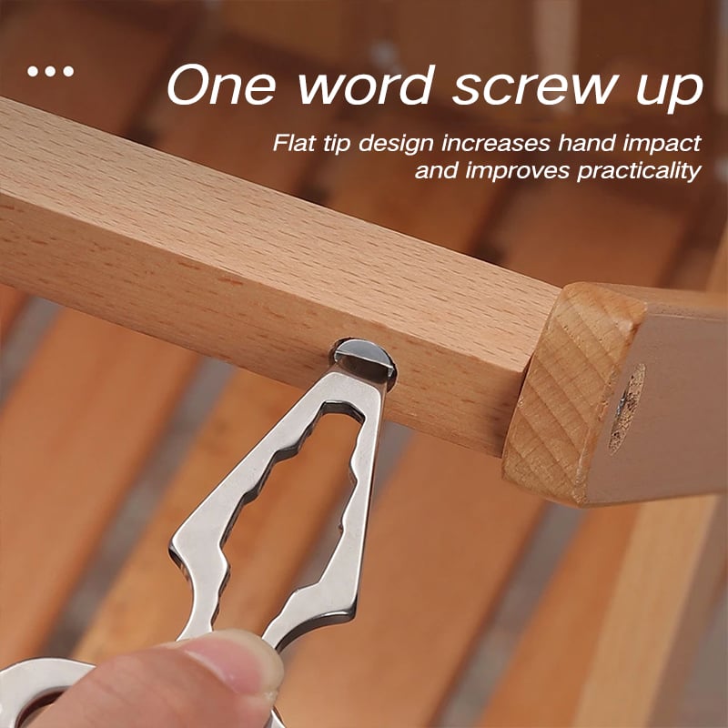 🔧Outdoor camping stainless steel  multifunctional tool