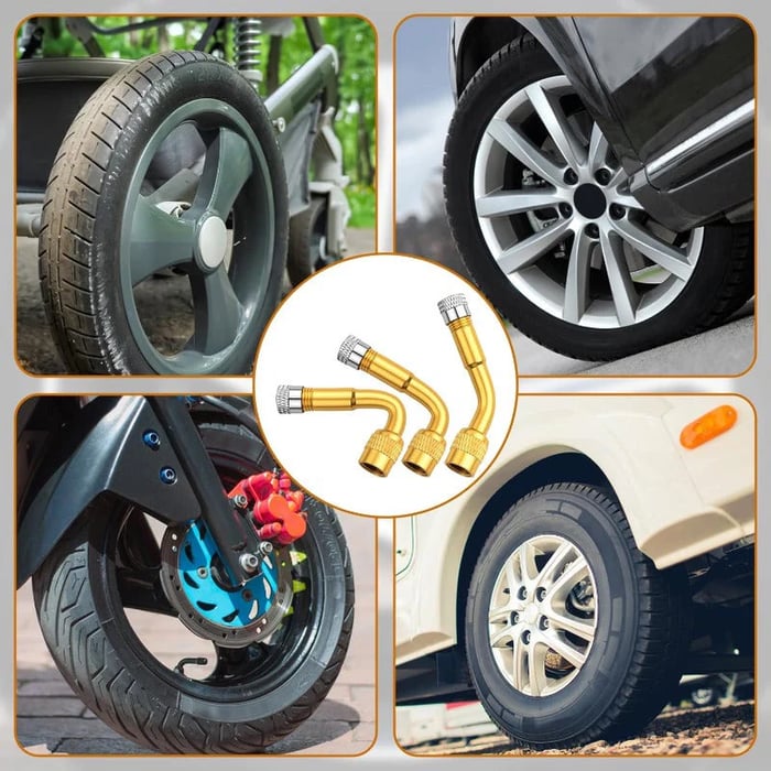 3-Angle Brass Valve Extenders