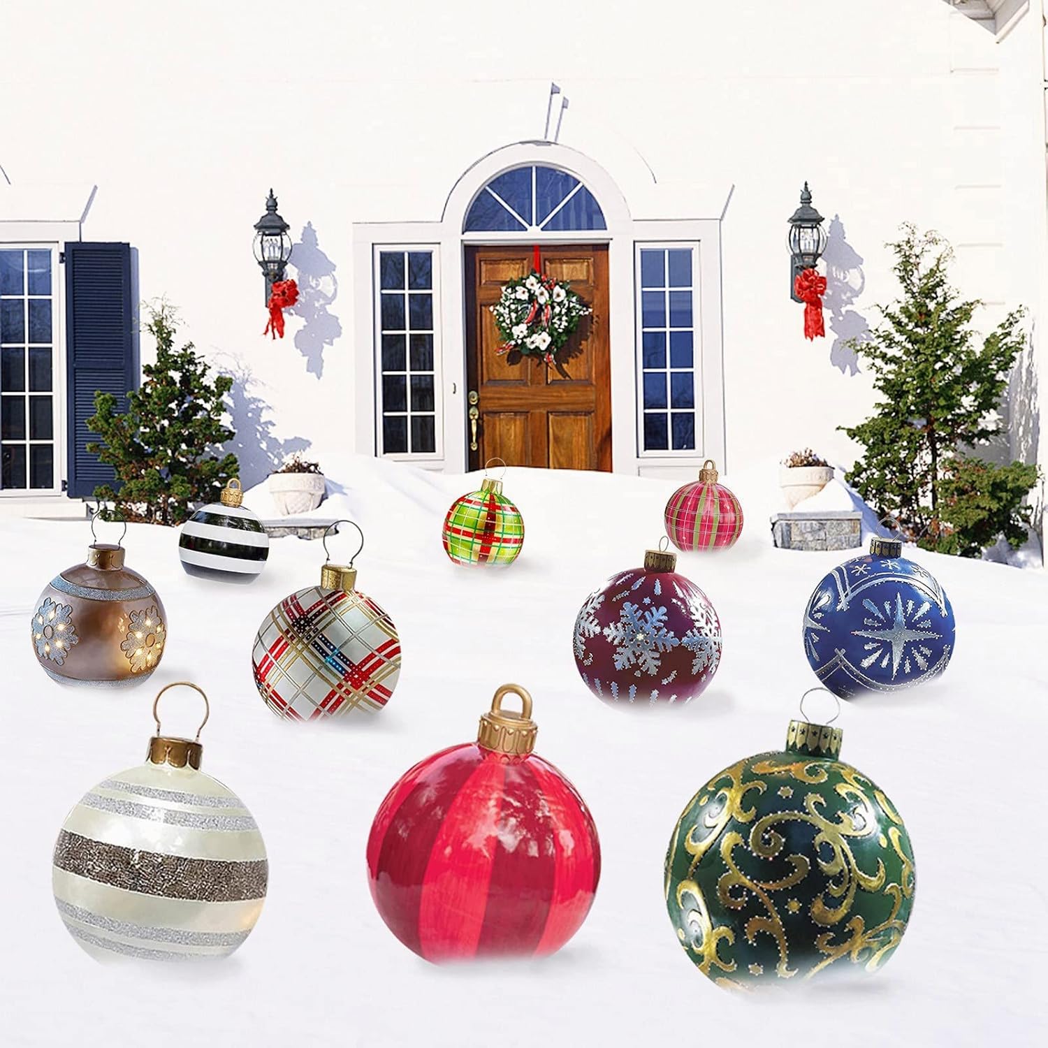 🎄Preheat 2025 Sale 49% OFF!-🎈Outdoor Holiday PVC Inflatable Decorated Ball!