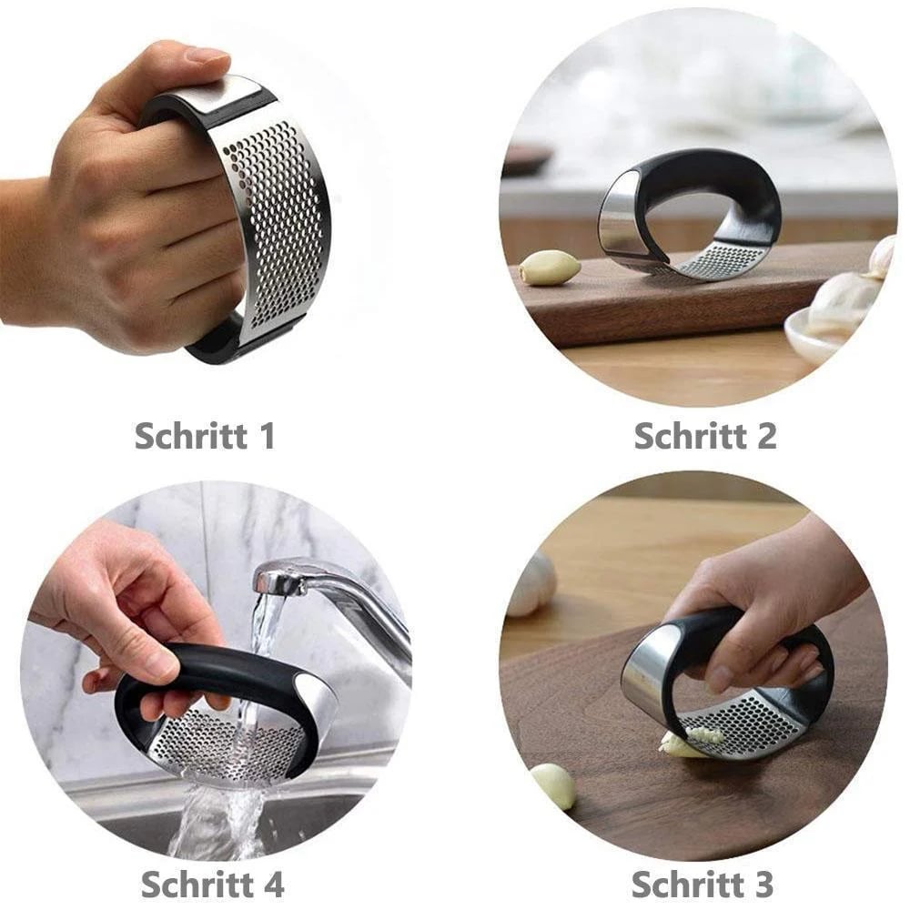 Premium Stainless Steel Garlic Press