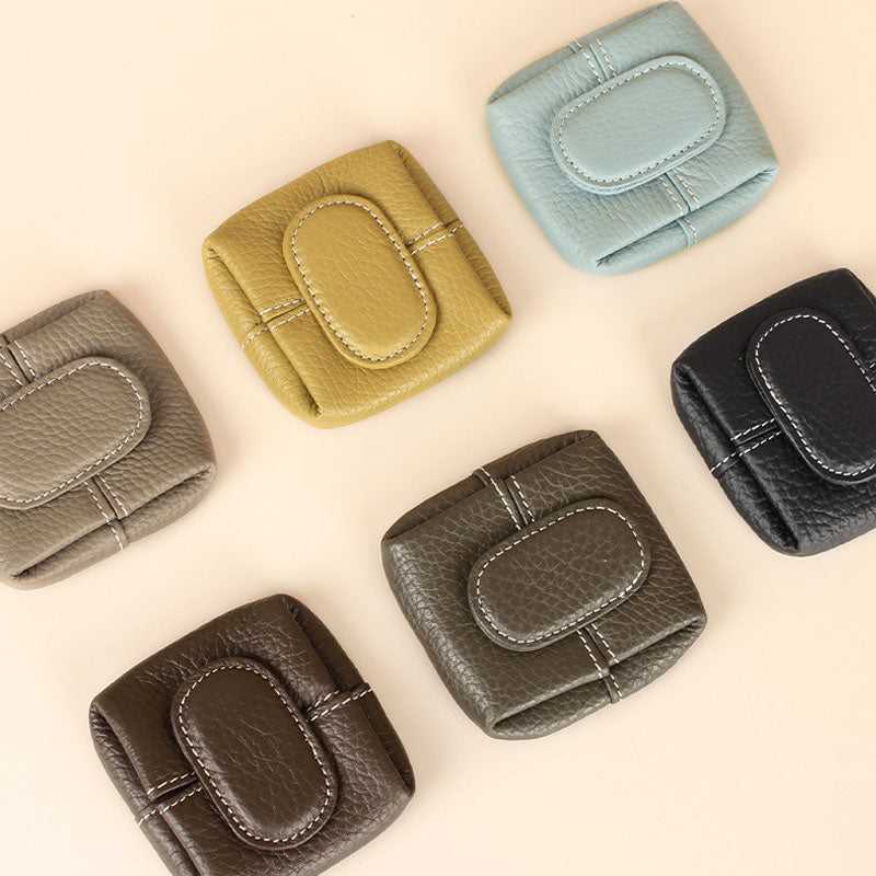 Premium Leather Mini Coin Wallet – Easy Access