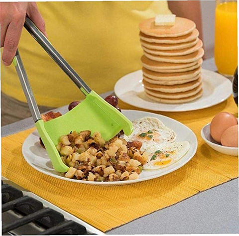 2 in 1 spatula tongs simply flip