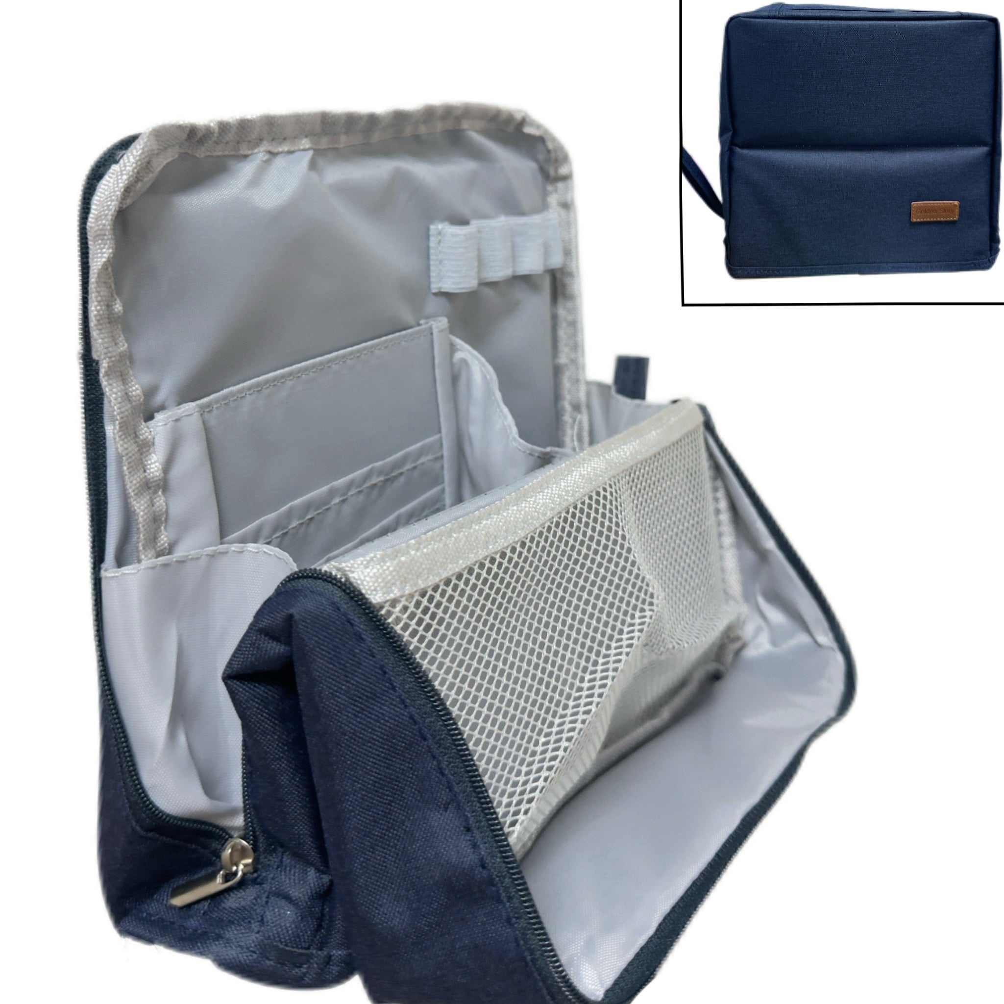 Standing Makeup Bag – Portable, Large Capacity