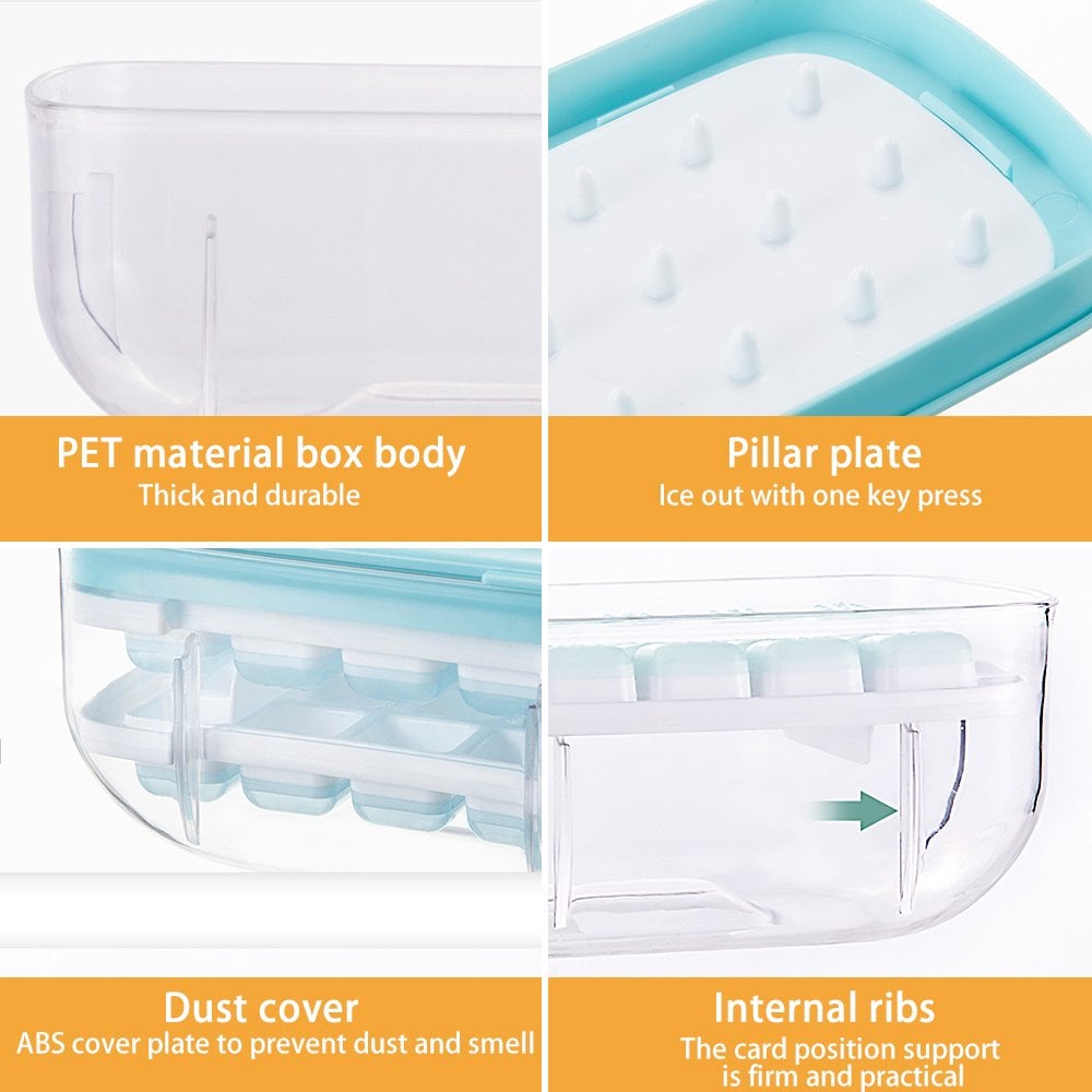 Press type Ice Cube Maker