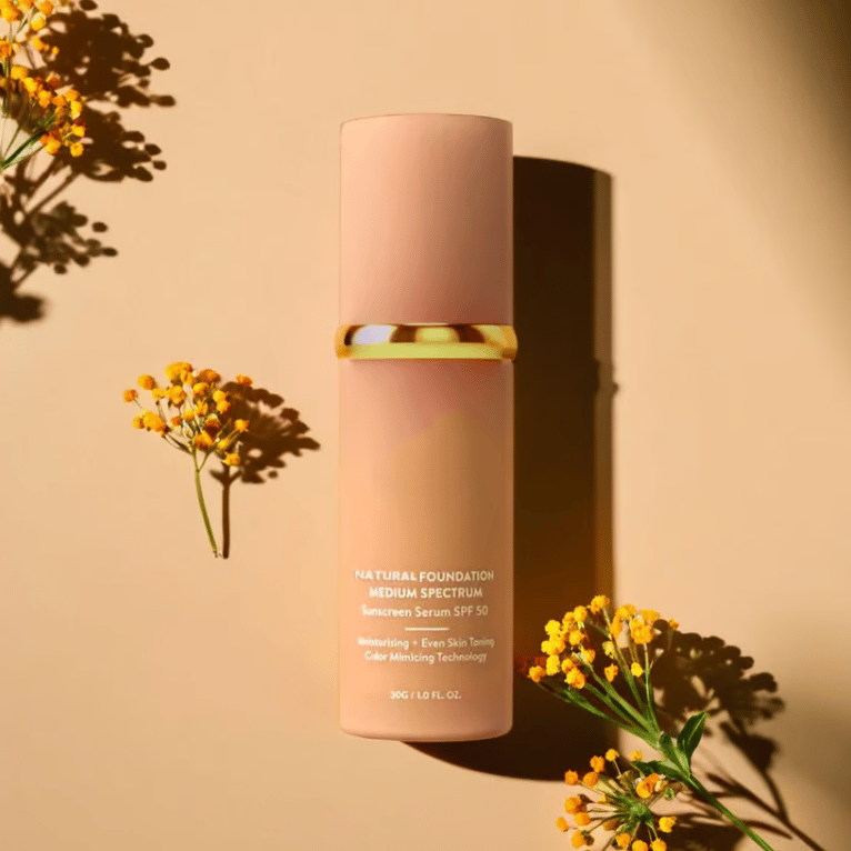 🎁 Nature - Inspired Foundation 4 in 1 - Medium Spectrum