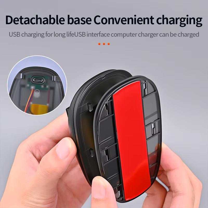 Solar-powered RGB strobe light on car roof with remote control