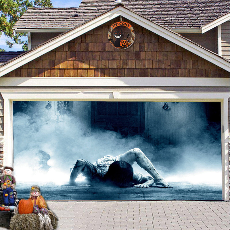 2024 Garage Door Halloween Cover