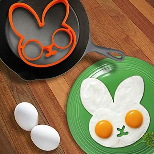 Breakfast Omelette Mold DIY Silicone Egg Pancake Ring Shaper Cooking Tool