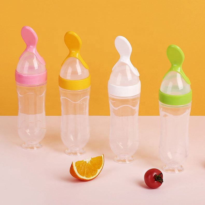 Squeezable Baby Spoon Bottle