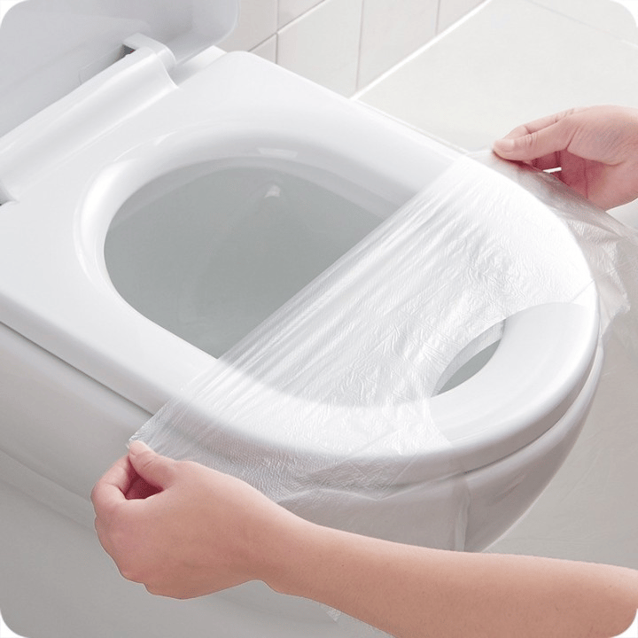 Biodegradable Disposable Plastic Toilet Seat Cover(50PCS/SET)