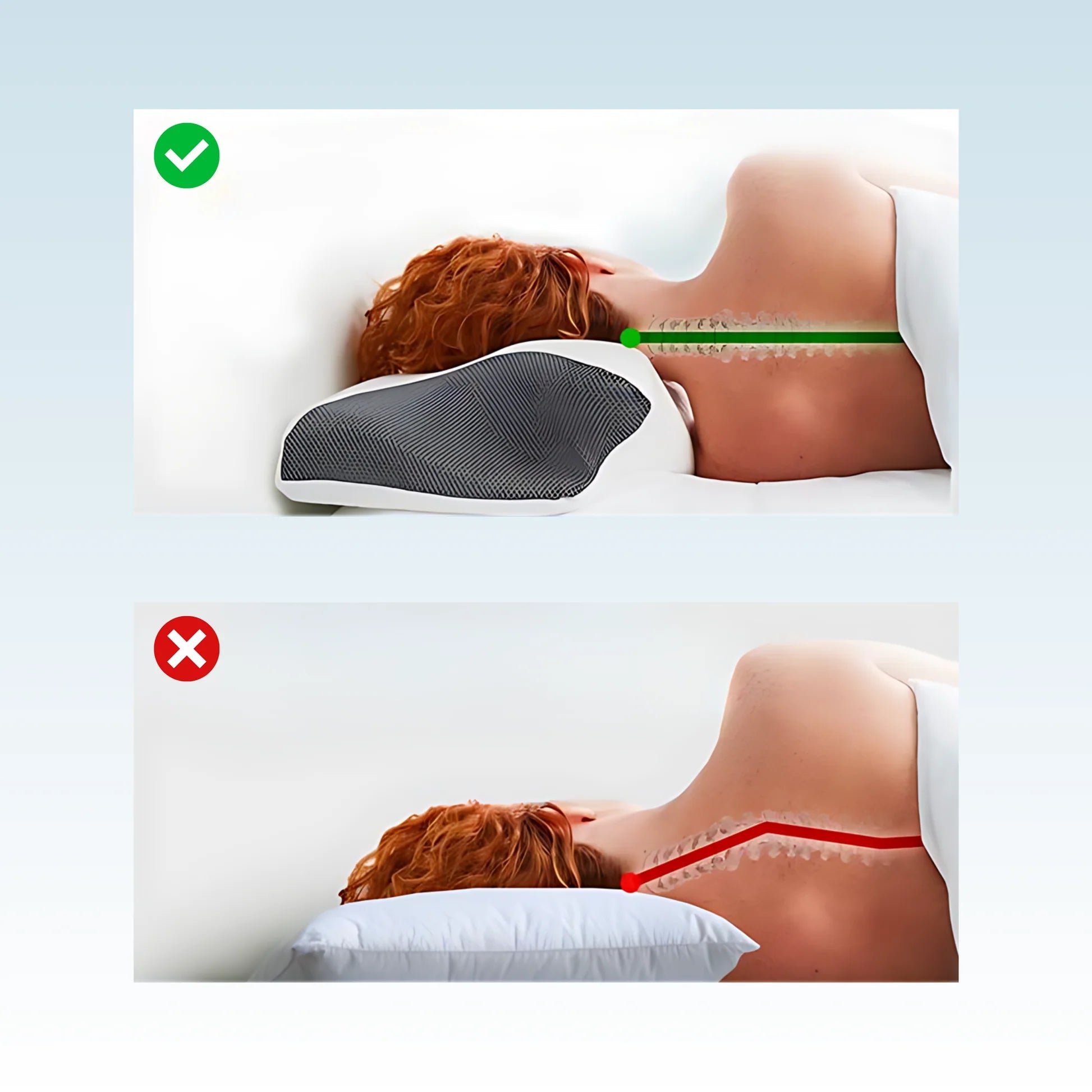 RESTRELIEFTM PREMIUM ERGONOMIC PILLOW