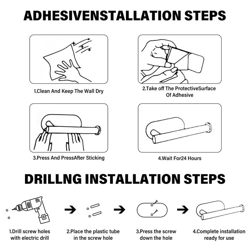 Under Cabinet Paper Towel Holder | No-Drill Mounting | Maximize Counter Space