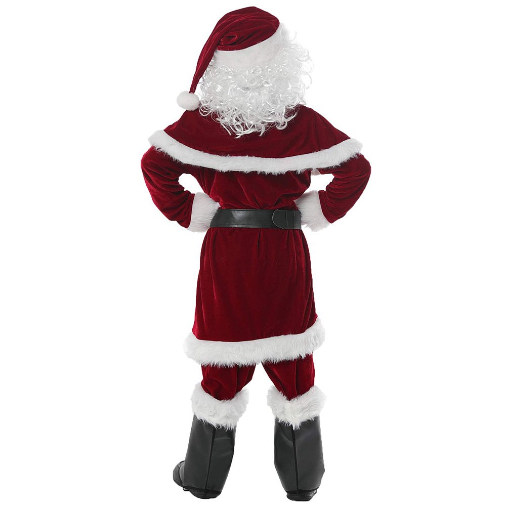 Deluxe Christmas  Outfit Santa Costume For Kids