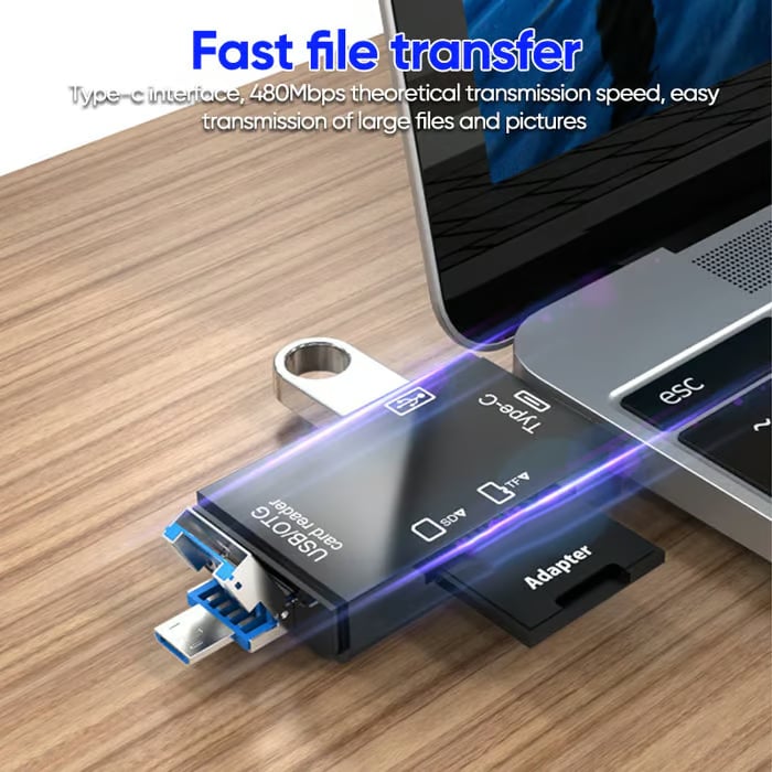 🎁💥6-in-1 Smart Media Card Reader