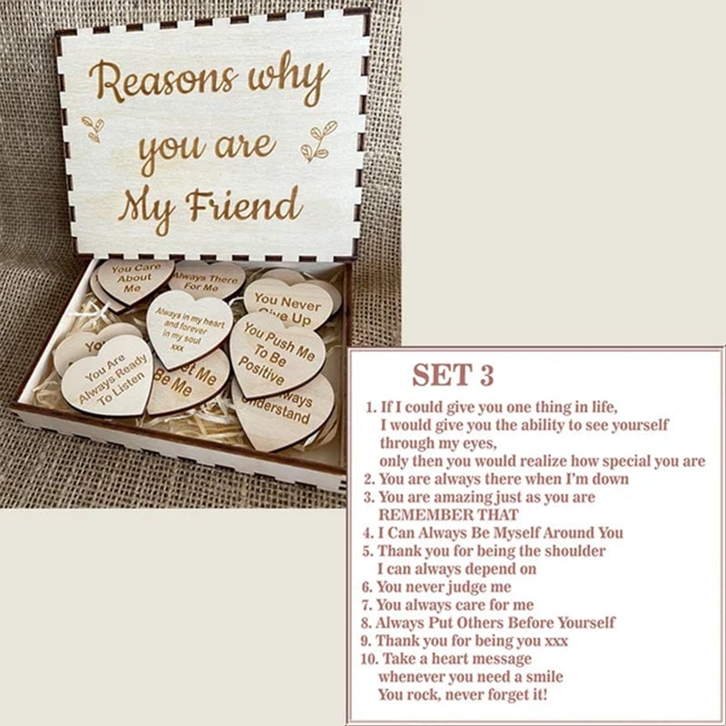 Reasons Why You Are My Friend -Friendship Gift