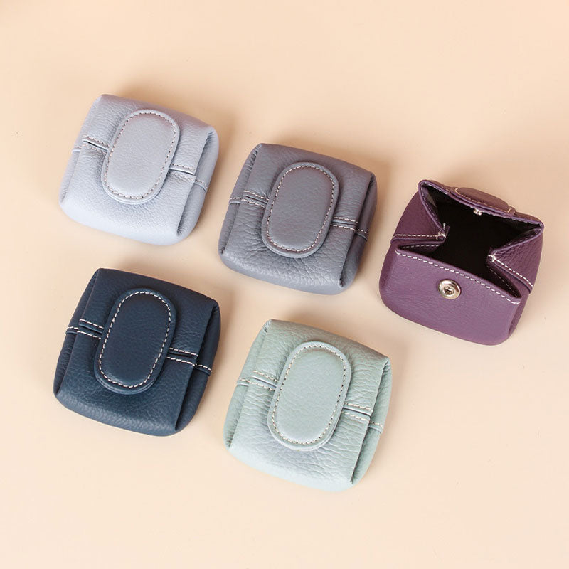 Premium Leather Mini Coin Wallet – Easy Access