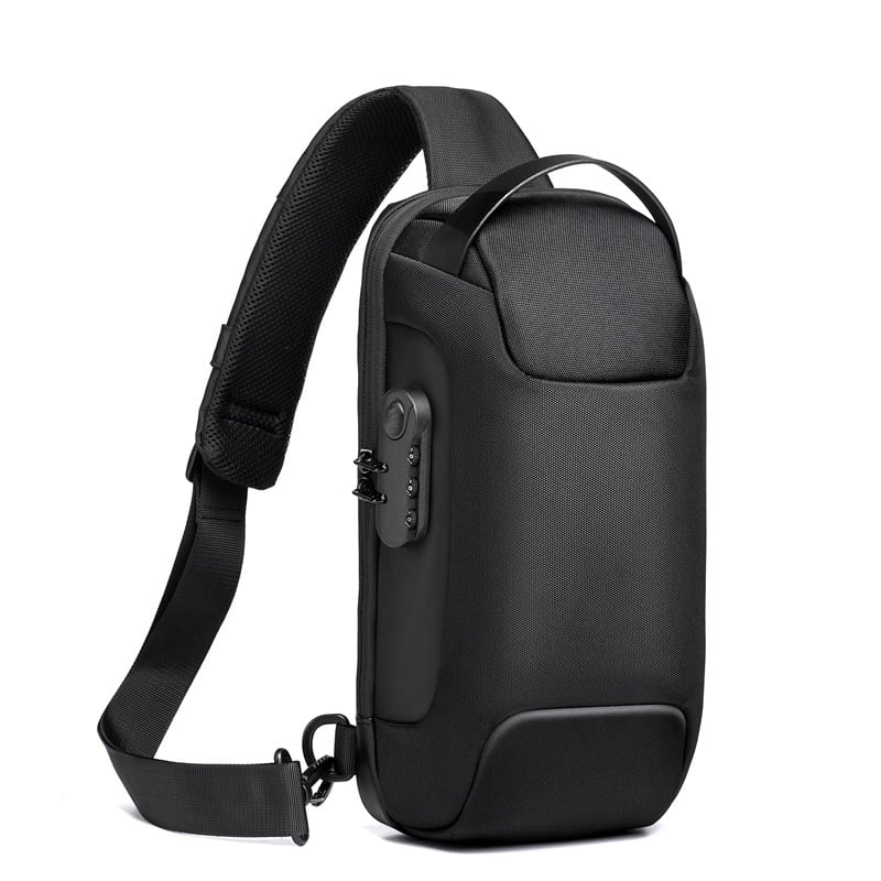 New Carbon Fiber Streamline Anti-Theft Sling Bag 