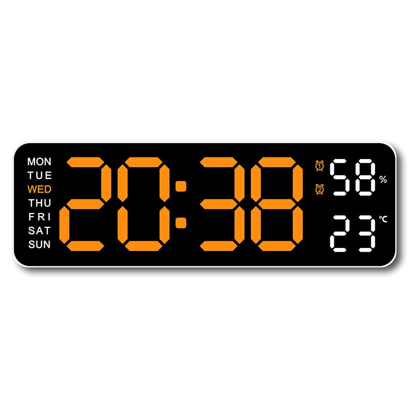 2024 Upgraded Digital Wall Clock Large Display