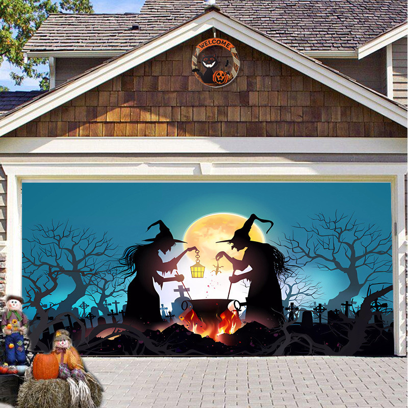 2024 Garage Door Halloween Cover