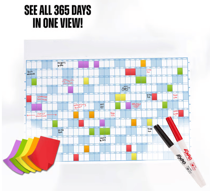 The Big Calendar 2025 | Dry Erase