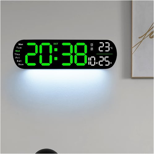 2024 Upgraded Digital Wall Clock Large Display