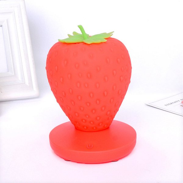 Strawberry Night Light Soft Silicone Table Lamp