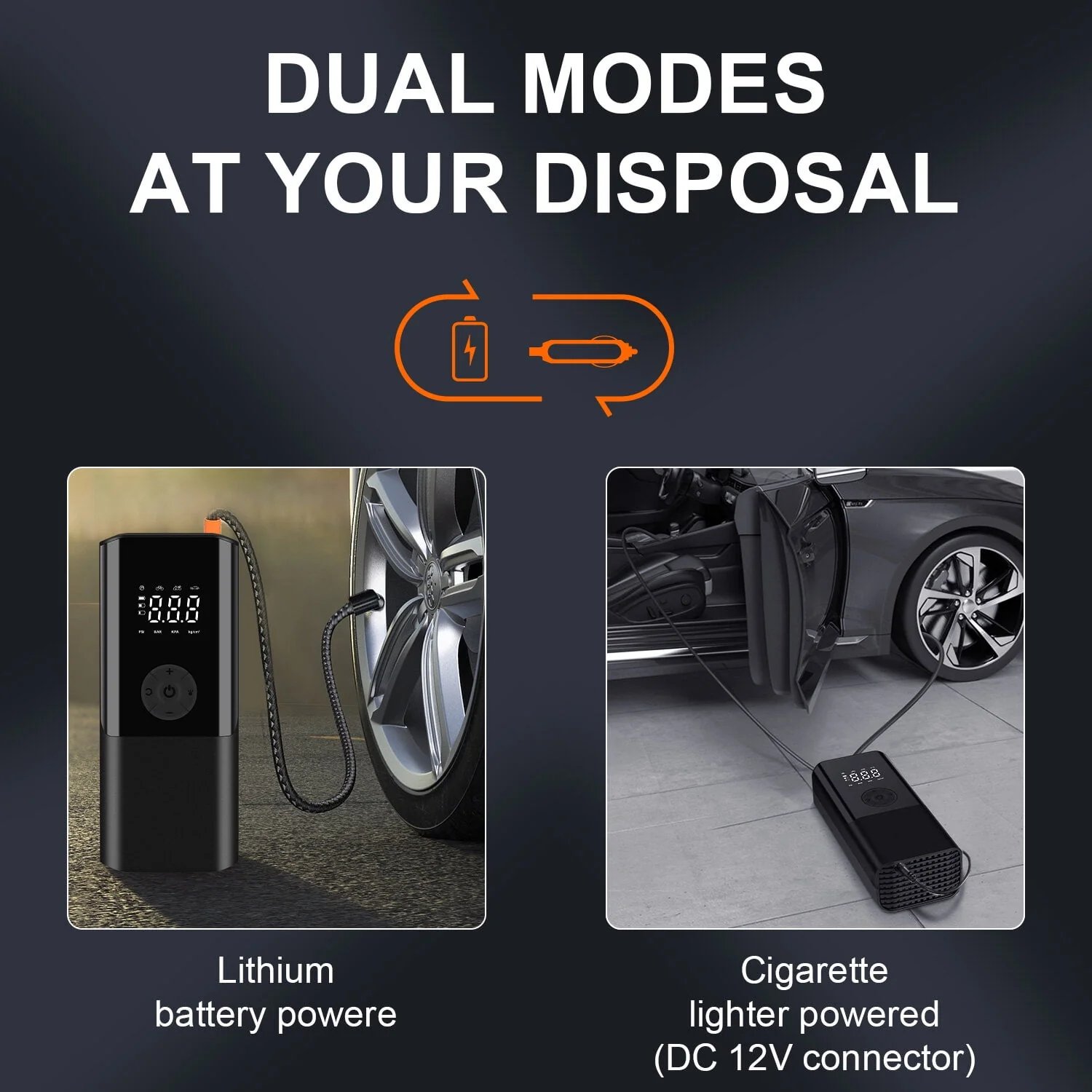 Tire Inflator Portable Air Compressor