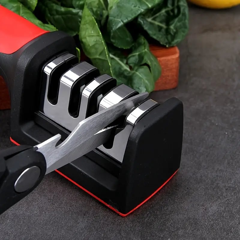 Professional 4-Stage Knife Sharpener: Sharpen Your Knives with ABS,Tungsten steel