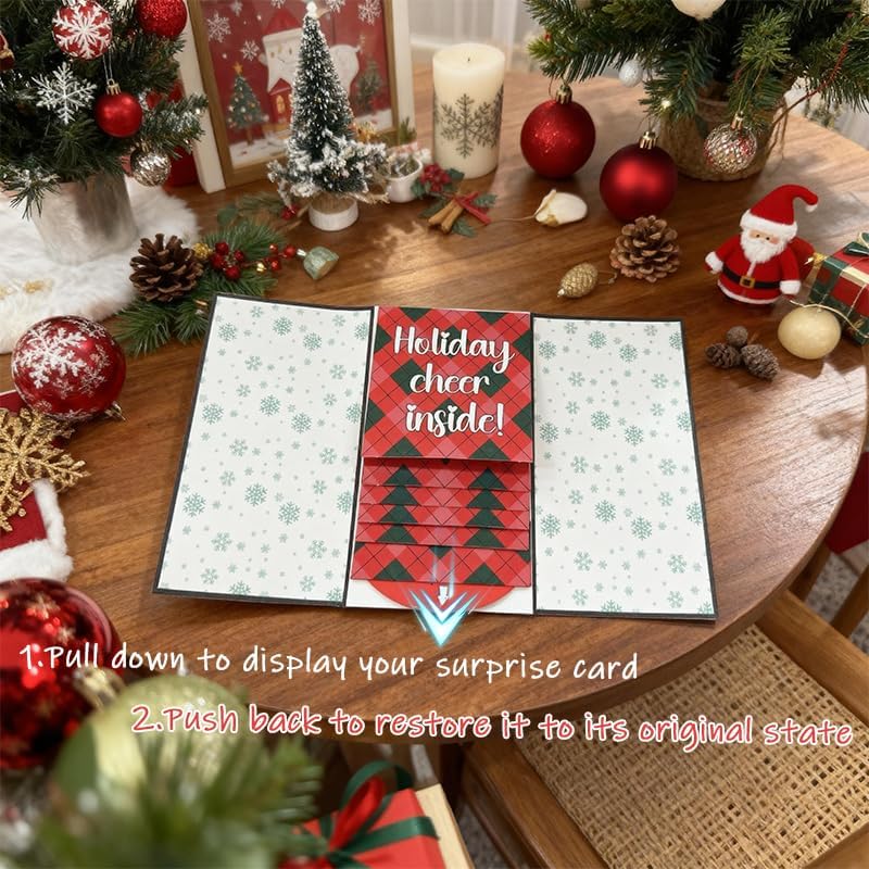 Handmade Christmas Gift Card Holder Book