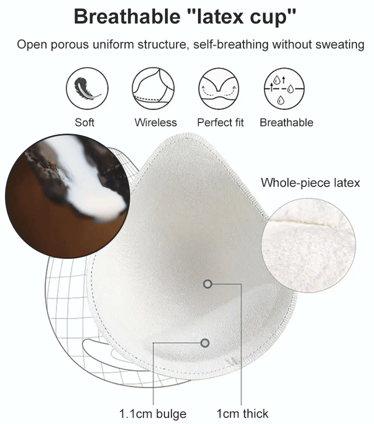 Gathering and supporting front buckle bra