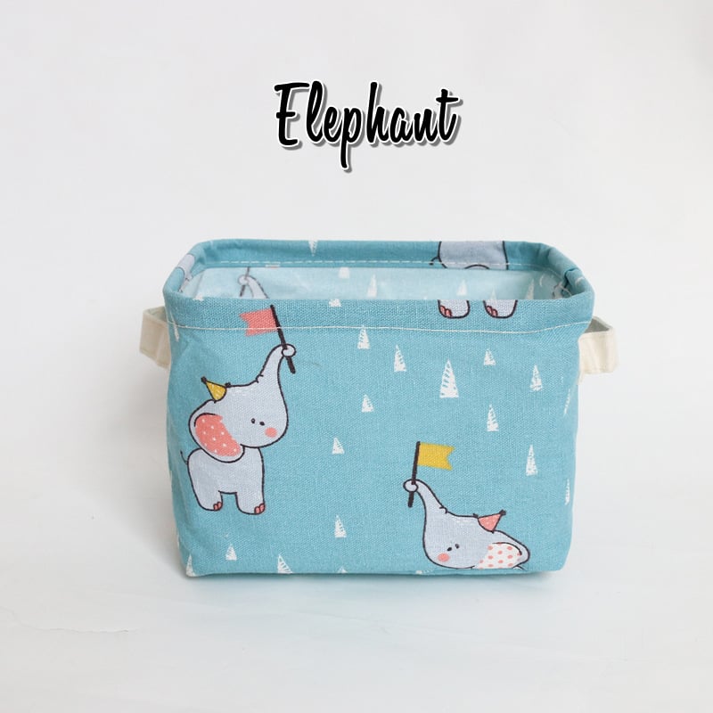 Foldable Canvas Cartoon Storage Box