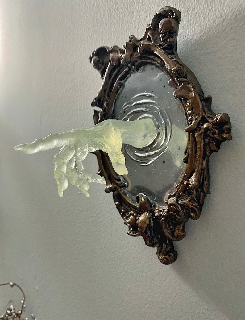 Ghost in the Mirror Wall Plaque - Glow in the Dark