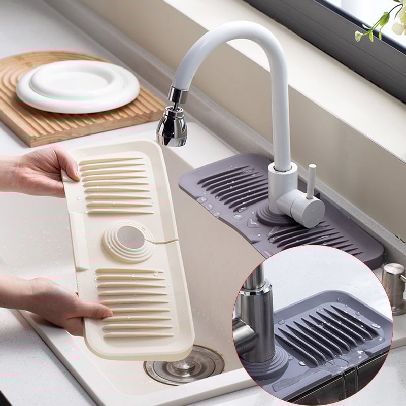 Silicone Sink Faucet Splash Guard Mat