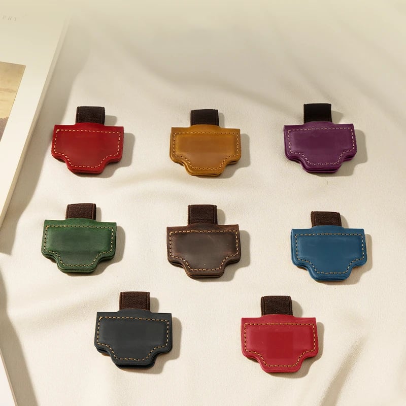 🔥Personalized Magnetic Leather Pen Holder Bookmark