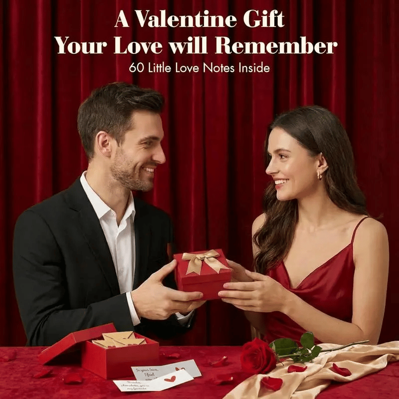 Love Letters Valentine's Collection | 60 Handwritten Notes & Envelopes | Timeless Romantic Gift