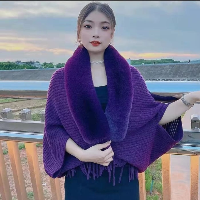 Ladies Knitted Loose Thickened Shawl Coat(Buy 2 Free Shipping)