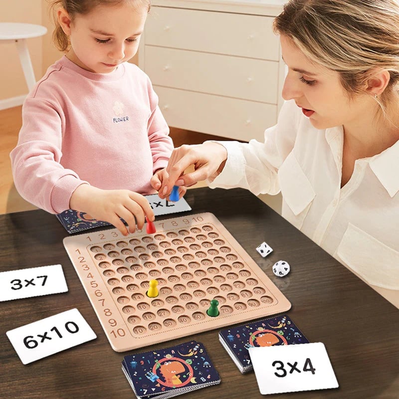 Wooden Montessori Multiplication Board Game (UP TO 50% OFF)