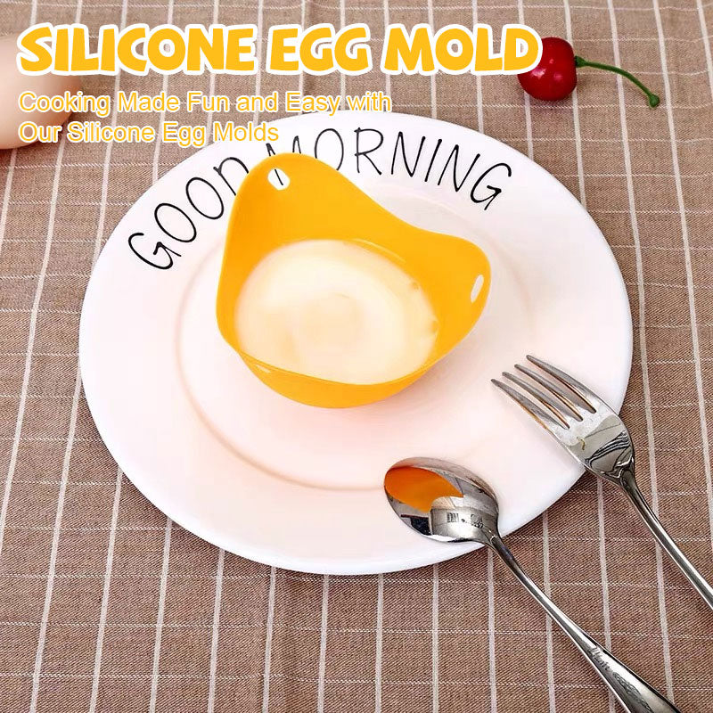 1 SET(5 PCS) Silicone Egg Mold