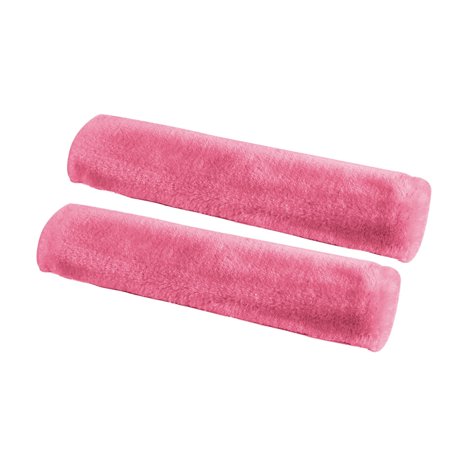 2pcs Soft Faux Sheepskin Cover Seat Belt Shoulder Strap Covers Shoulder Pad for Car & Bag